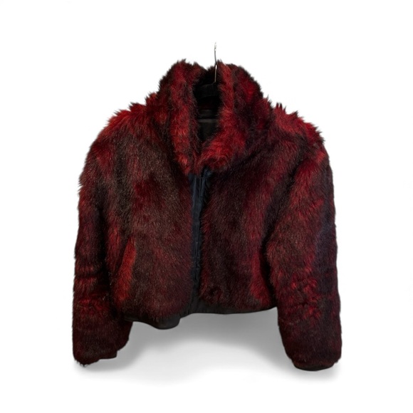 Baby Phat reversible in faux fur black and redJacket